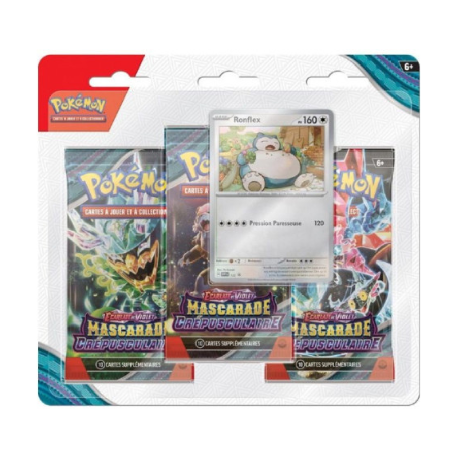Pokémon EV 6 - Mascarade Crepusculaire - Tripack | FR