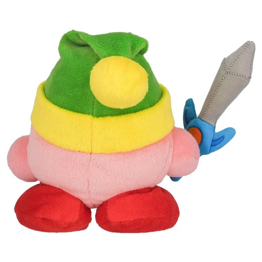 KIRBY - Kirby avec épée - Peluche 12cm