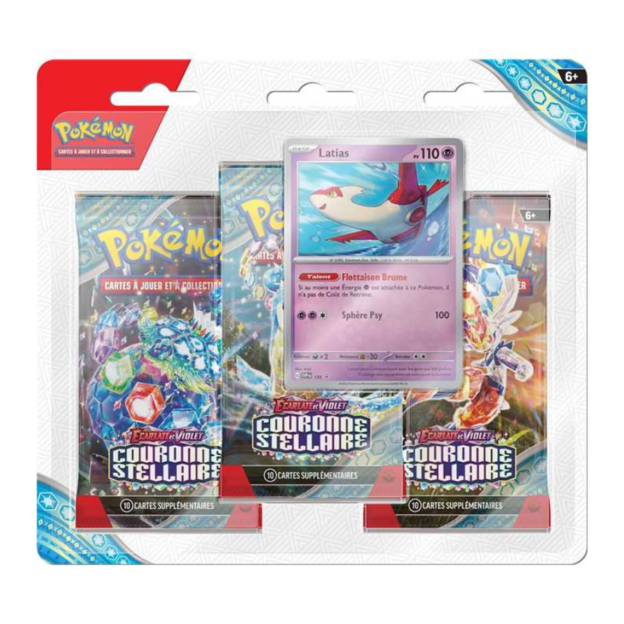 Pokémon EV 7 - Couronne Stellaire - Tripack | FR