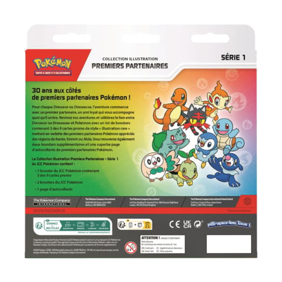 Pokémon - Collection Illustration Premiers Partenaires - Série 1 - FR