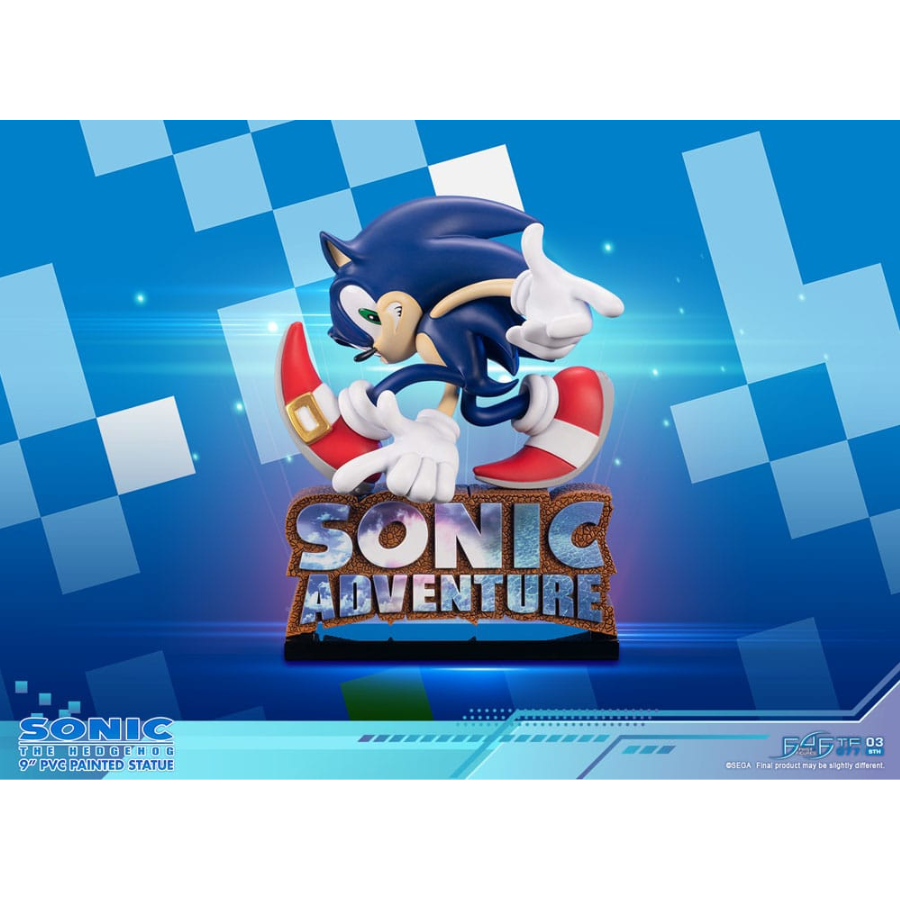 SONIC ADVENTURE - Sonic L'Hérisson - Statuette Standard Edition 21cm