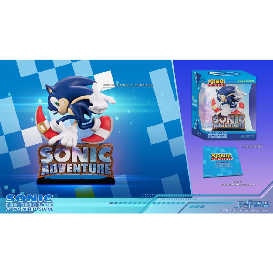 SONIC ADVENTURE - Sonic L'Hérisson - Statuette Standard Edition 21cm