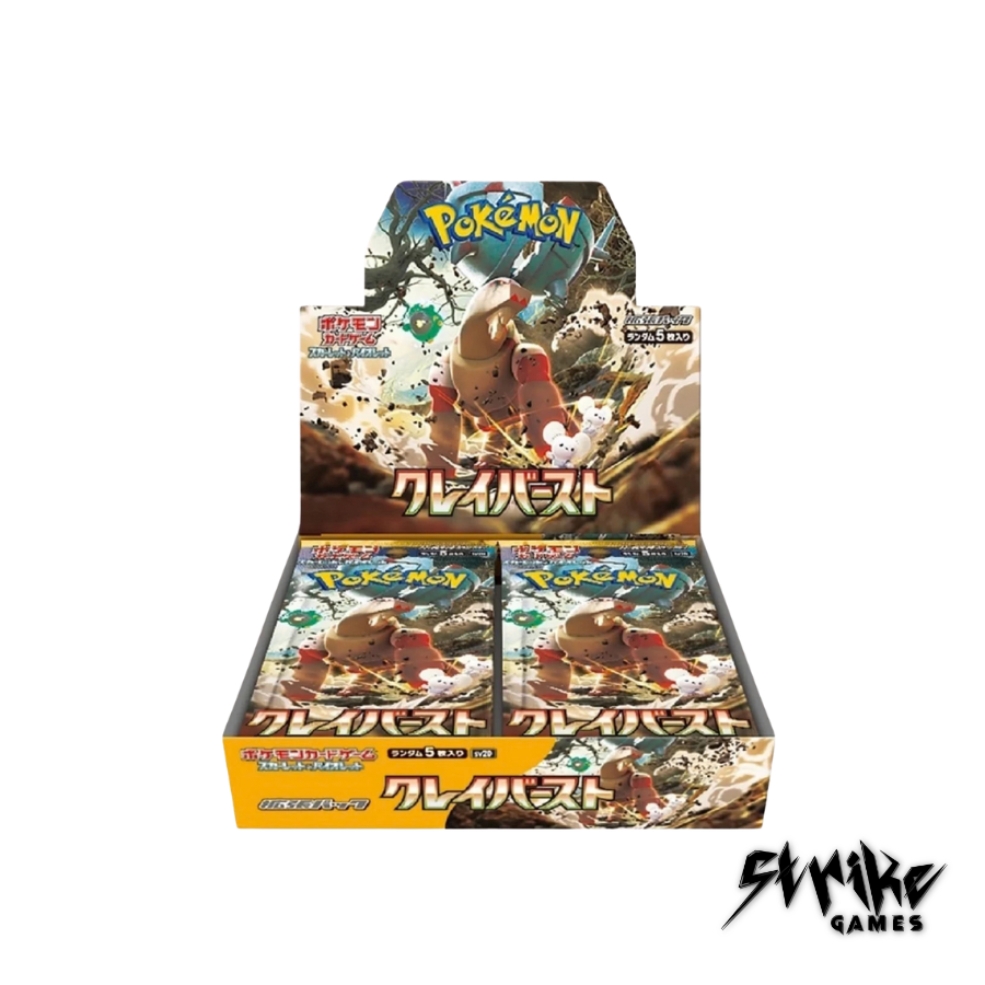 POKÉMON SV2D CLAY BURST - DISPLAY (30 BOOSTER) - JAPONAIS