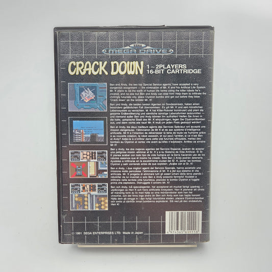 Crack Down - Mega Drive