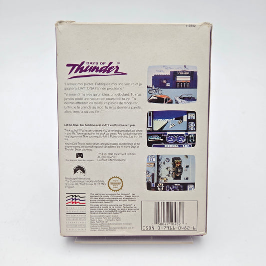 Days of Thunder - Nintendo Entertainment System