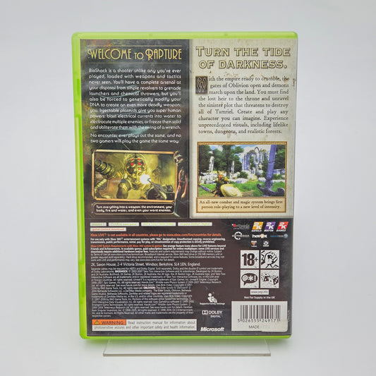 Bioshock & Oblivion - Xbox 360