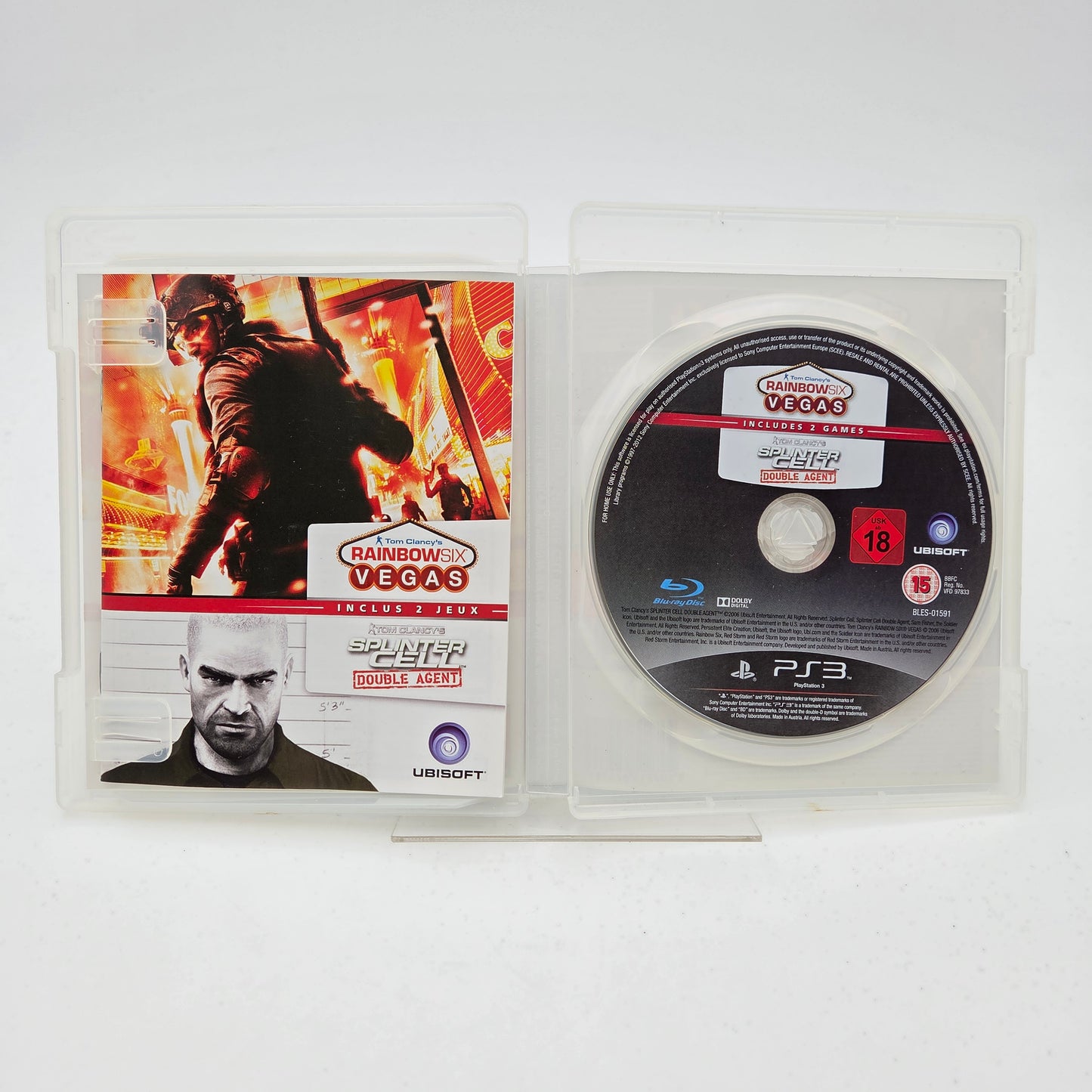 Rainbow Six Vegas & Splinter Cell Double Agent - Playstation 3
