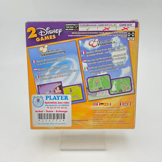 Disney Sports Skateboarding + Football - Gameboy Advance