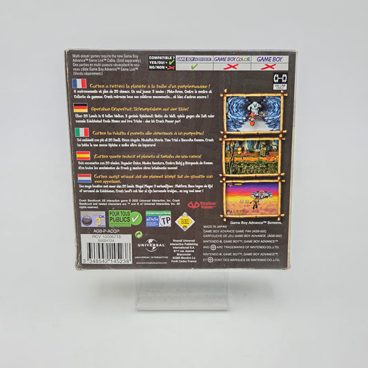 Crash Bandicoot XS - Gameboy Advance
