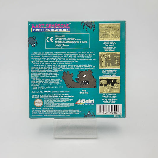 Bart Simpsons Escape From Camp Deadly - Gameboy