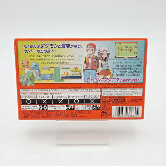 Pokémon FireRed Version - Gameboy Advance JAP