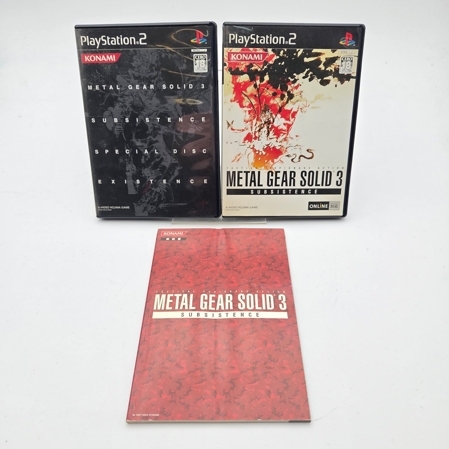 Metal Gear Solid 3 Subsistance - Playstation 2 JAP