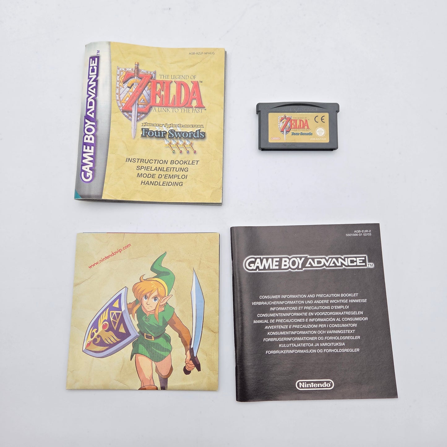THE LEGEND OF ZELDA A LINK TO THE PAST - GAMABOY ADVANCE