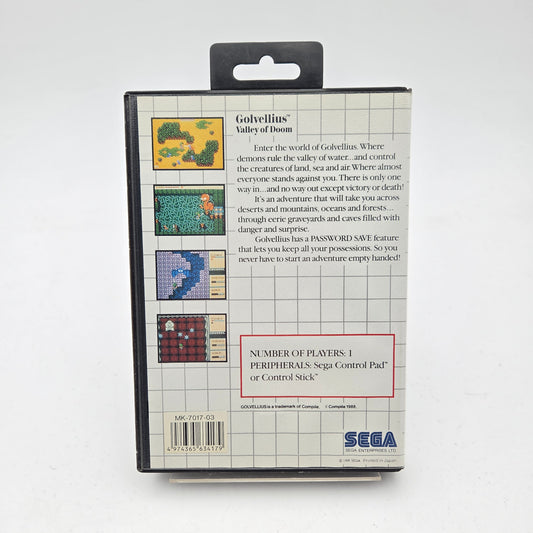 GOLVELLIUS - MASTER SYSTEM