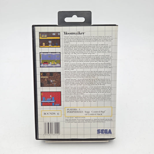 MICHAEL JACKSON'S MOONWALKER - MASTER SYSTEM