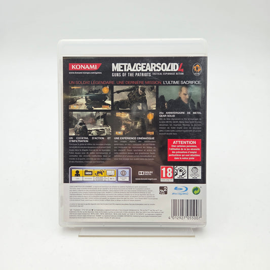 METAL GEAR SOLID 4 GUNS OF THE PATRIOTS TACTICAL ESPIONAGE ACTION - PLAYSTATION 3