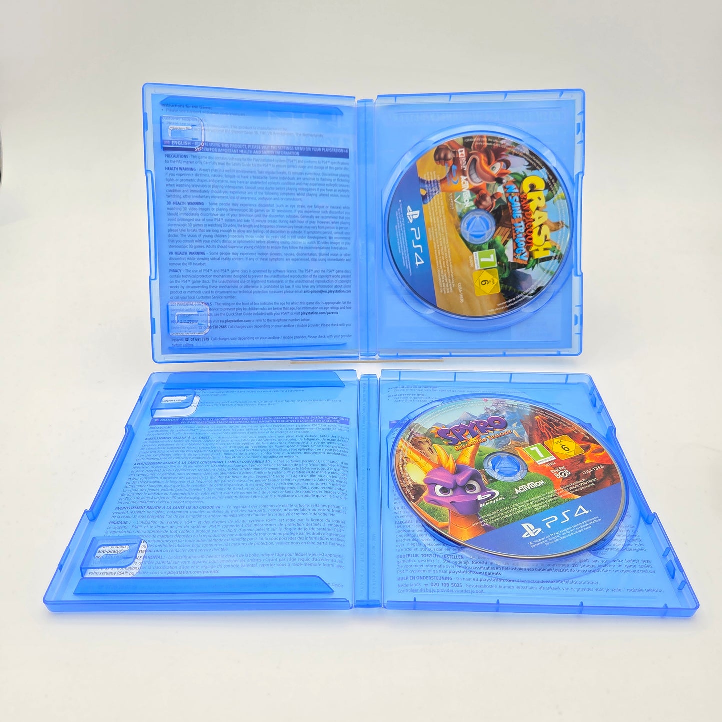 SPYRO REIGNITED TRILOGY + CRASH BANDICOOT N. SANE TRILOGY - PLAYSTATION 4