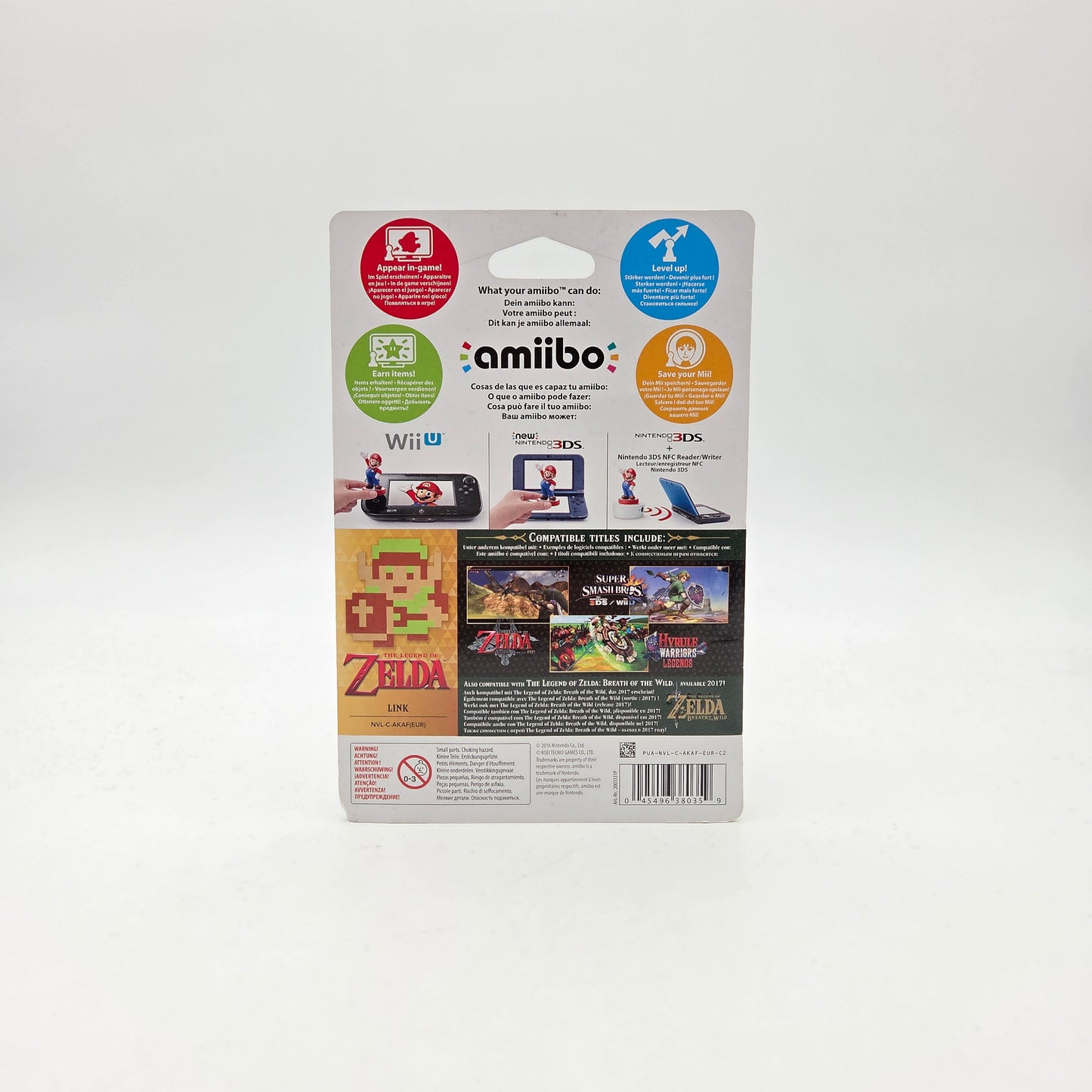 Amiibo 8Bit Link - The legend of Zelda 30Th Anniversary