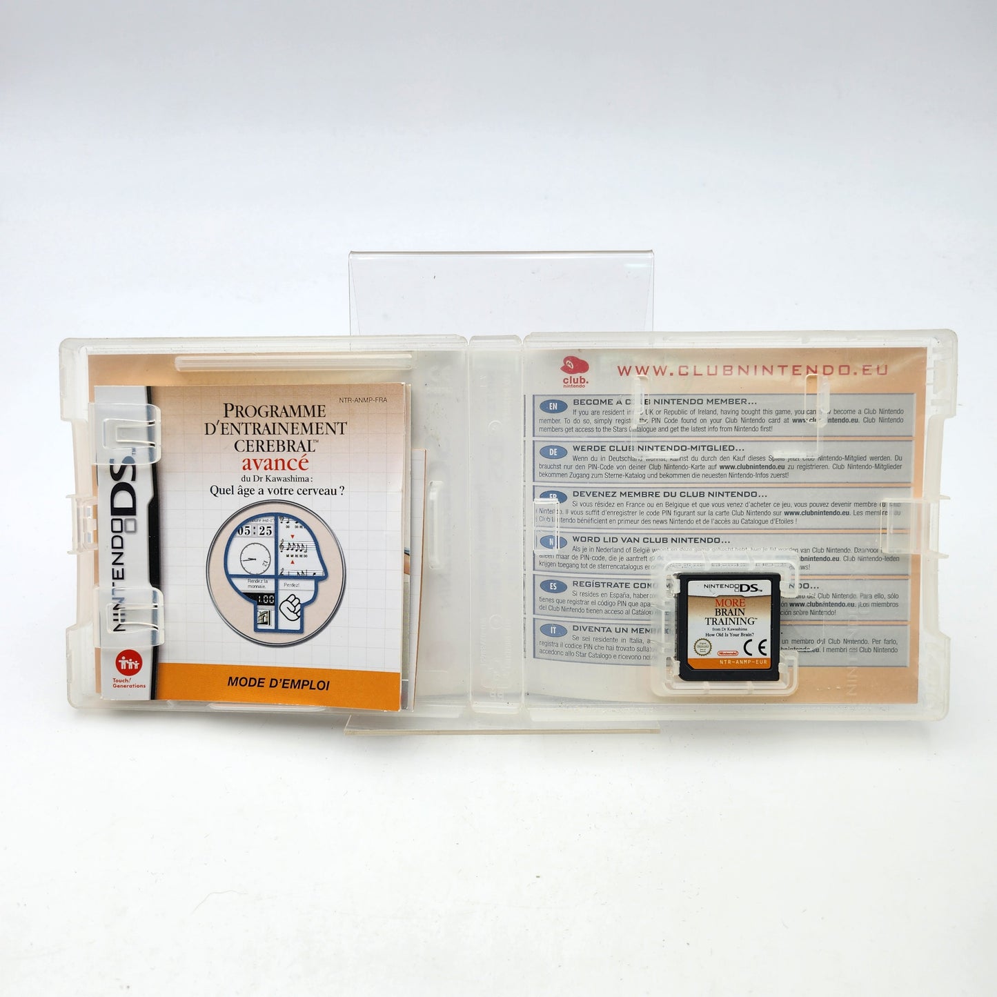 PROGRAMME D’ENTRAÎNEMENT AVANCE CÉRÉBRAL DR KAWASHIMA - NINTENDO DS