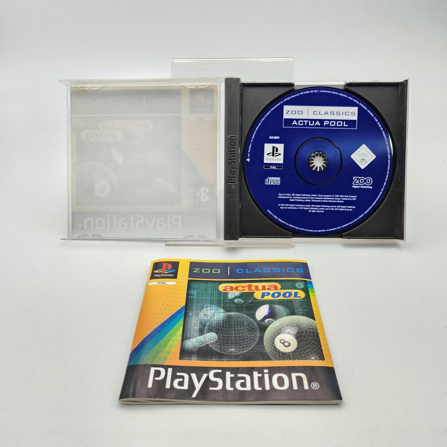 ACTUA POOL - PLAYSTATION 1