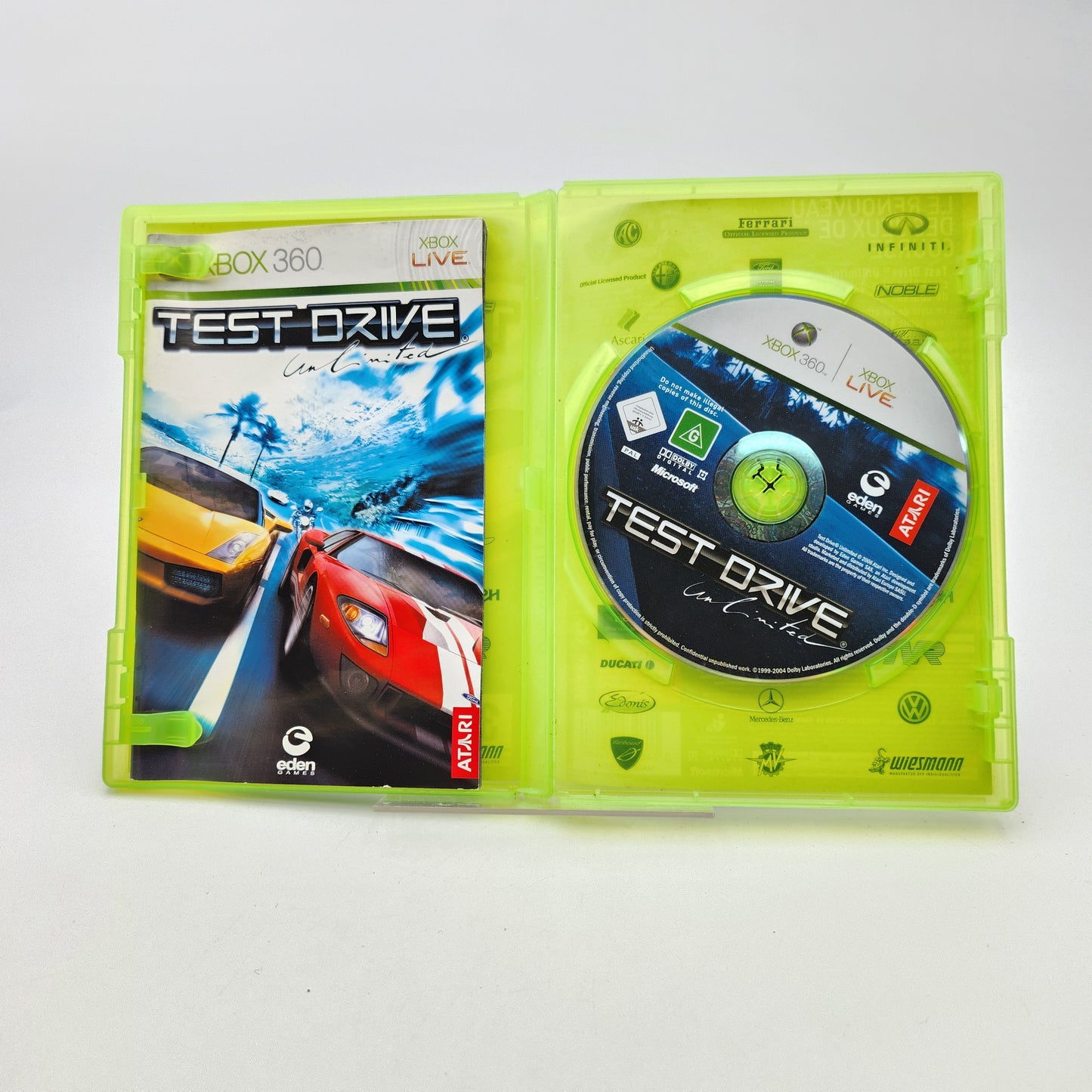 TEST DRIVE UNLIMITED - XBOX 360