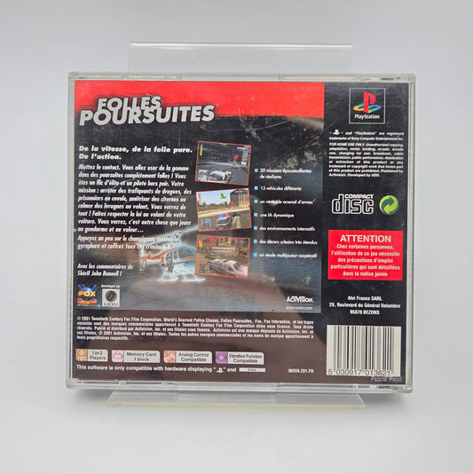 FOLLES POURSUITES - PLAYSTATION 1