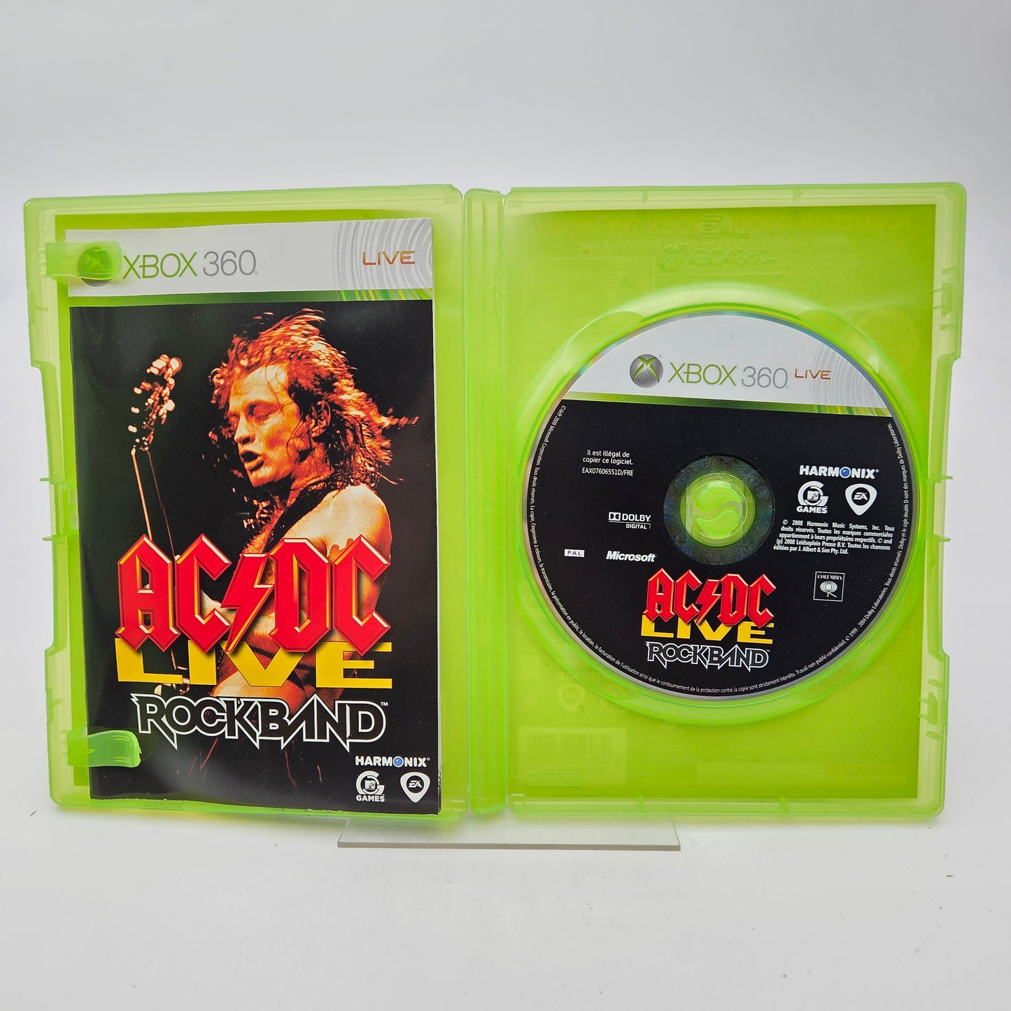 AC/DC LIVE ROCK BAND - XBOX 360