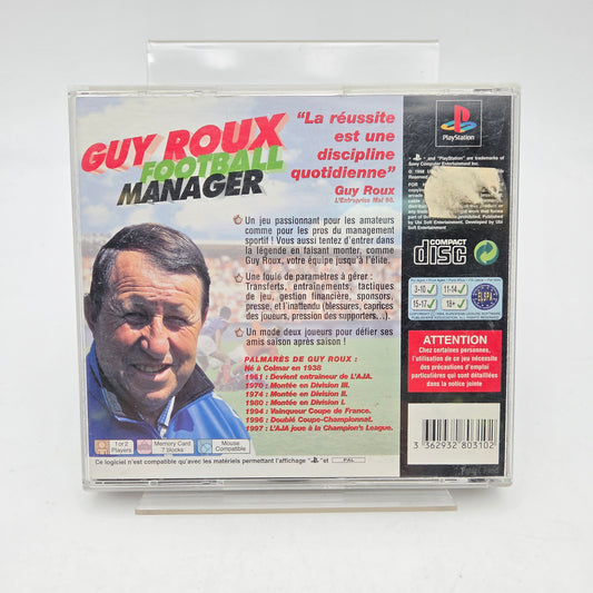 GUY ROUX FOOTBALL MANAGER - PLAYSTATION 1