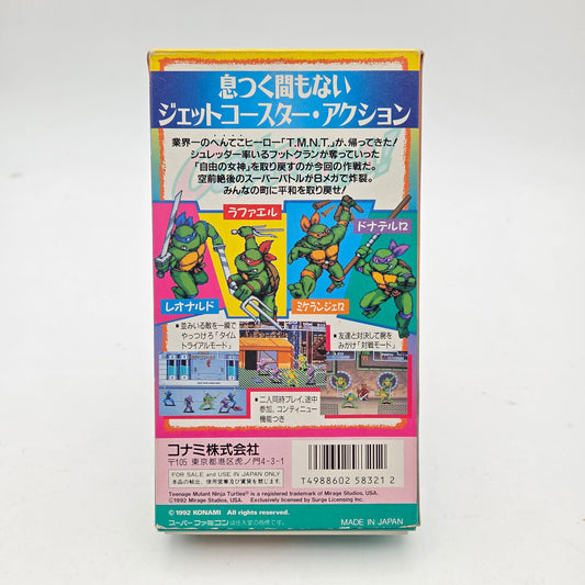 TEENAGE MUTANT NINJA TURTLES TURTLES IN TIME - SUPER FAMICOM