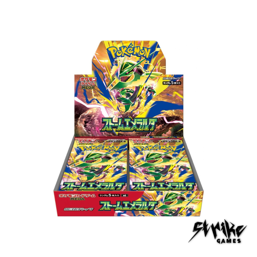 POKÉMON M6 STORM EMERALD - DISPLAY (30 BOOSTER) - JAPONAIS