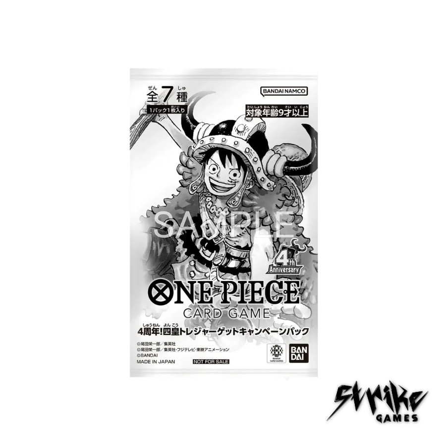 ONE PIECE 4TH ANNIVERSARY - BOOSTER PROMOTIONNEL - JAPONAIS