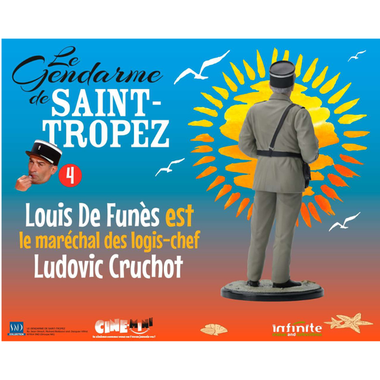 LE GENDARME DE SAINT-TROPEZ - Ludovic Cruchot - Figurine 16cm