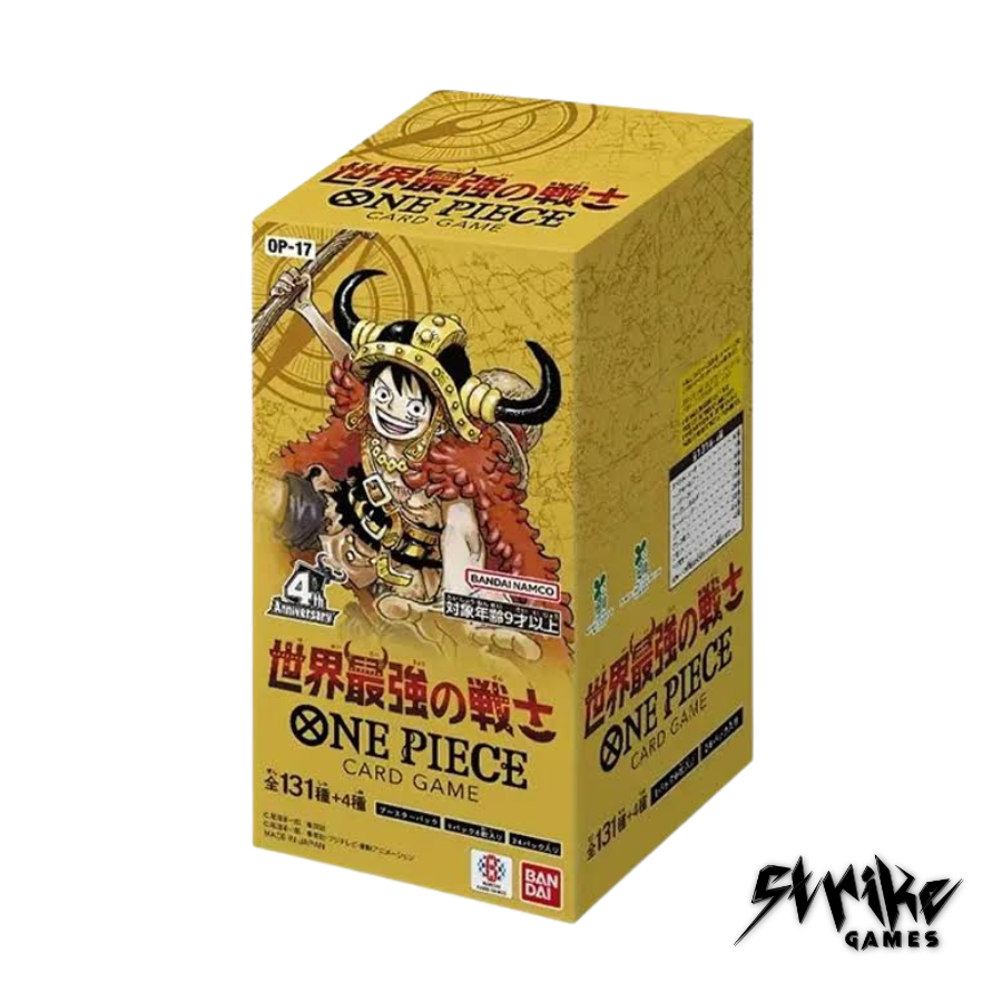 ONE PIECE OP17 THE WORLD'S STRONGEST WARRIORS - DISPLAY (24 BOOSTER) - JAPONAIS