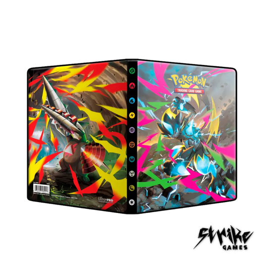 Ultra Pro - Pokémon JCC - Méga-Évolution - Portfolio à 4 pochettes ME05 Nuit Noir