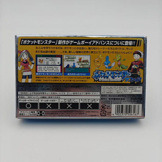 Pokémon Version Saphir - Gameboy Advance JAP
