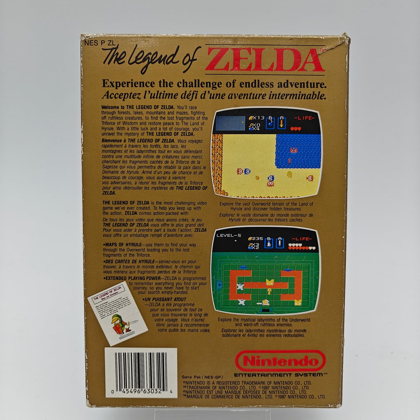 The legend of Zelda - Nintendo Entertainment System