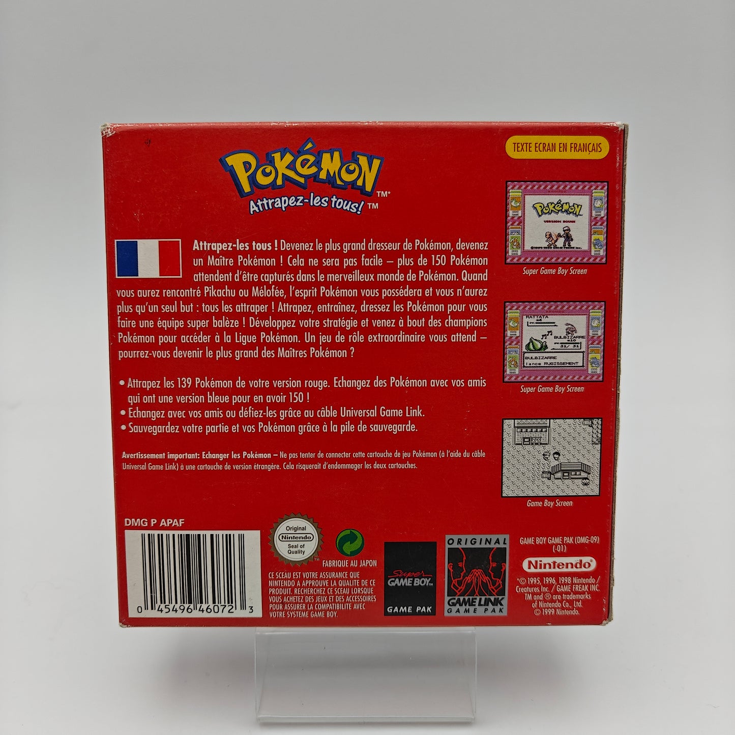 Pokémon Version Rouge - Gameboy