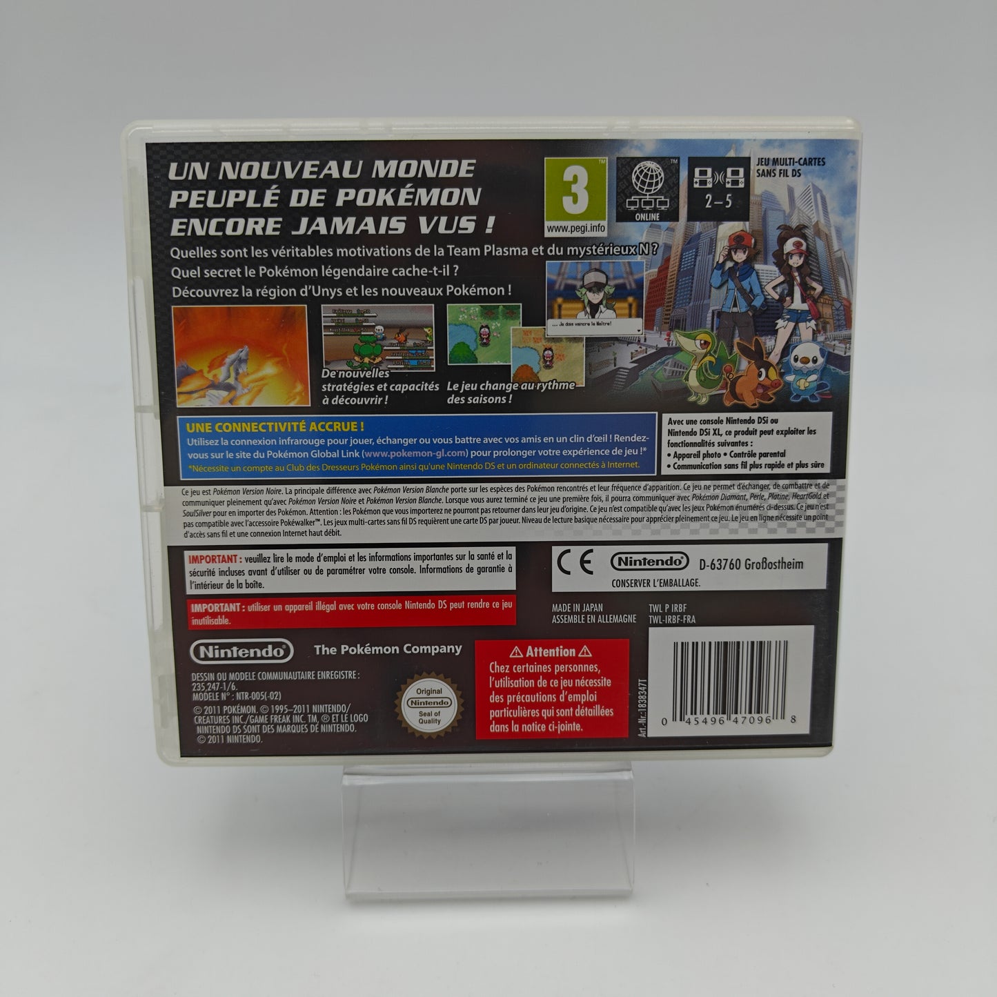 Pokémon Version Noir - Nintendo DS
