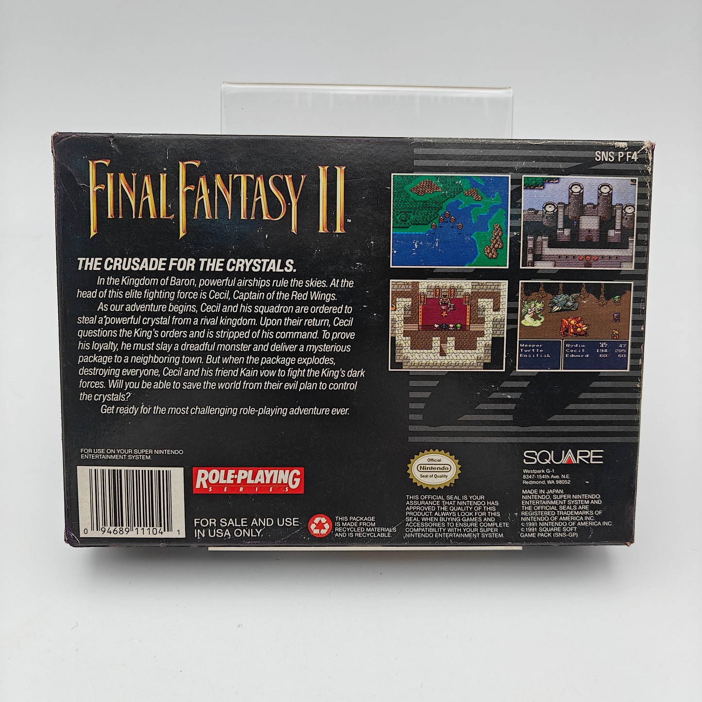 Final Fantasy II - Super Nintendo US