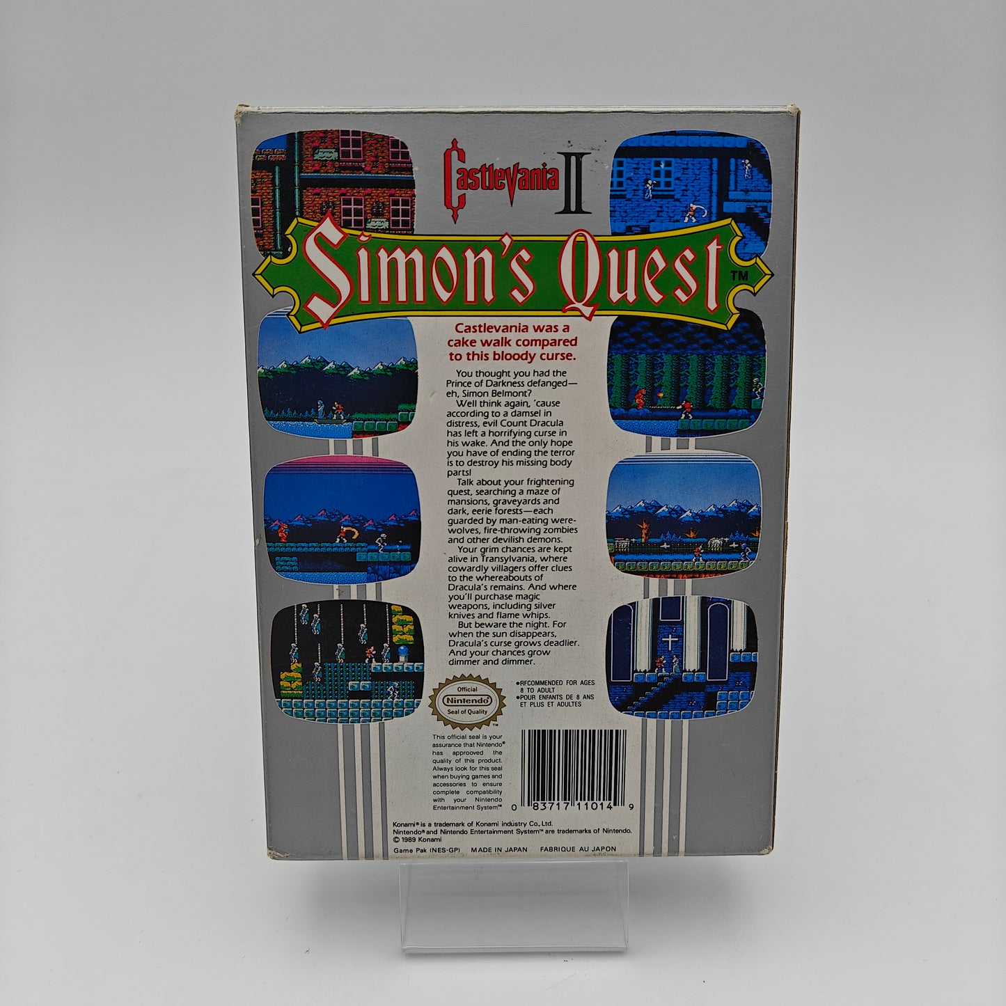 Castlevania II Simon's Quest - Nintendo Entertainment System