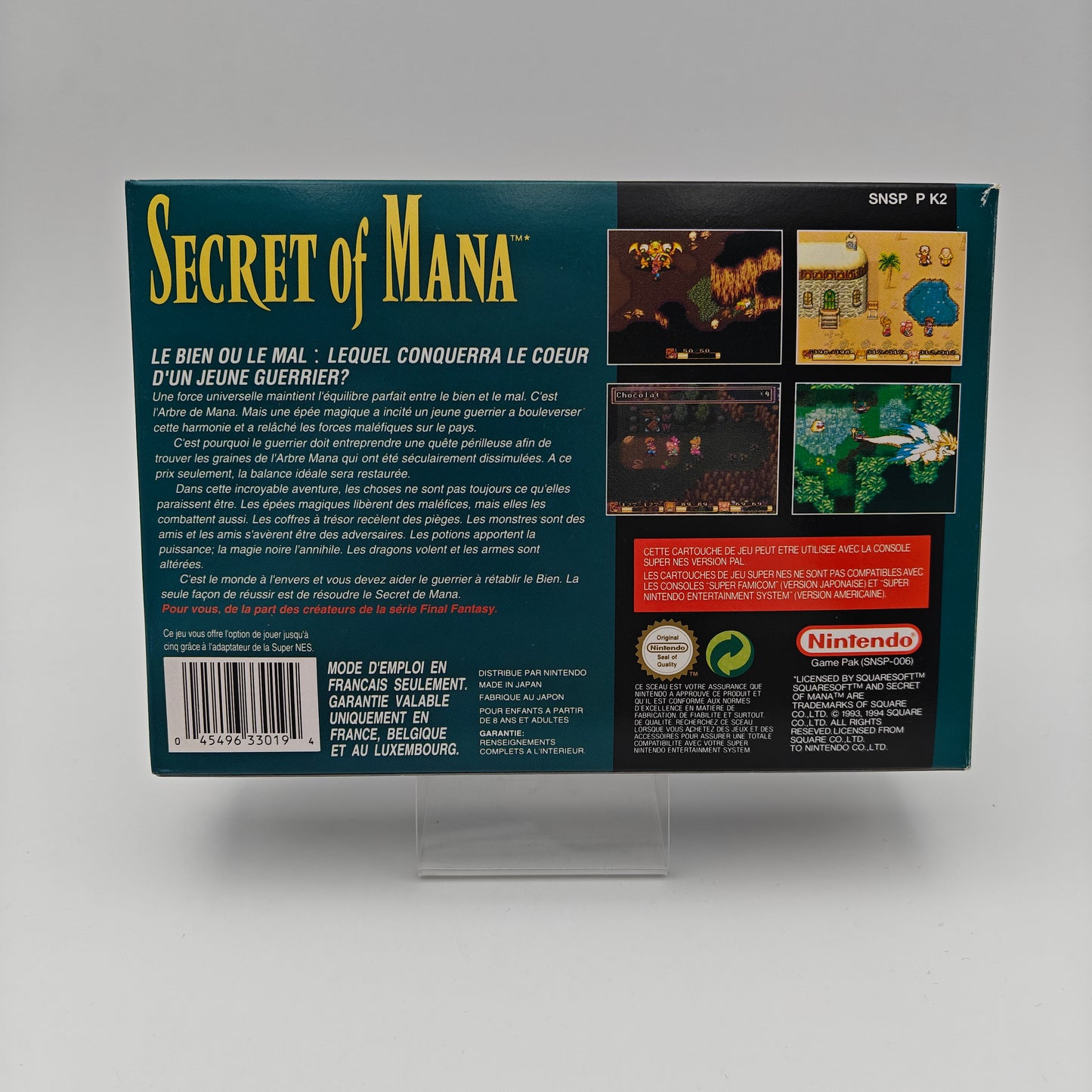 Secret of Mana + Guide - Super Nintendo