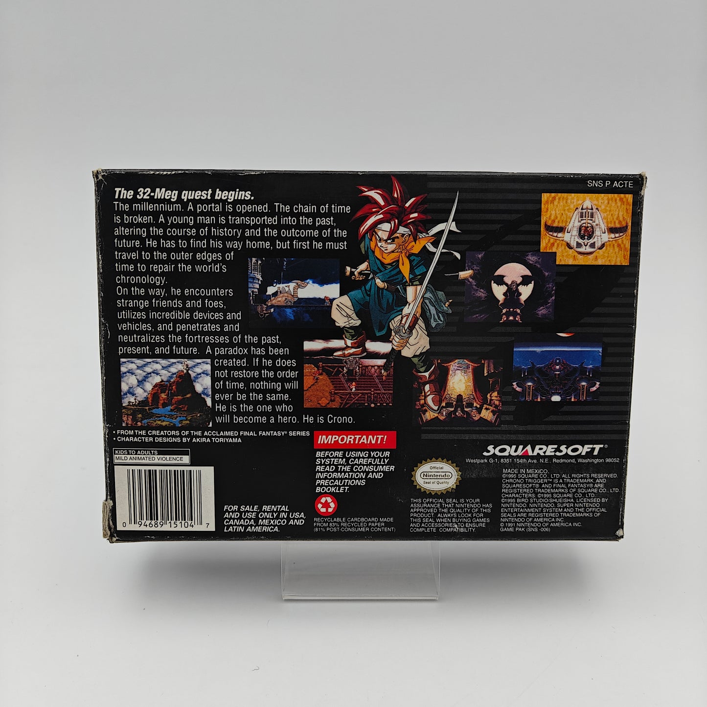 Chrono Trigger - Super Nintendo US