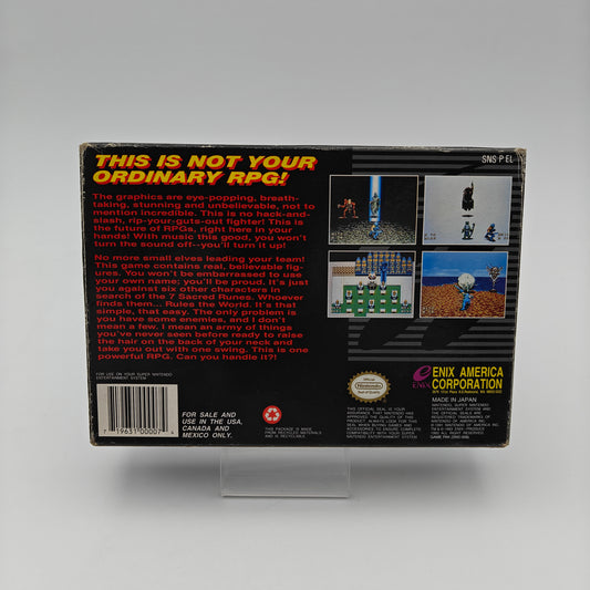 The 7th Saga - Super Nintendo US
