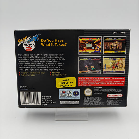 Street Fighter 2 Alpha - Super Nintendo