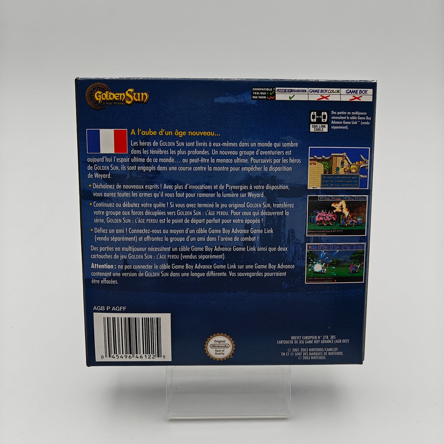 Golden Sun - L'Age Perdu - Gameboy Advance
