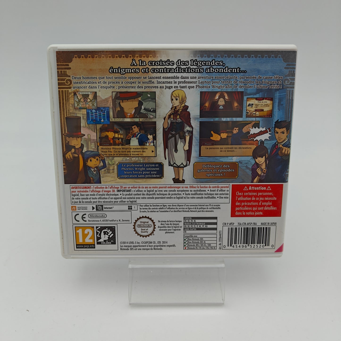Professeur Layton vs. Phoenix Wright - Nintendo 3DS