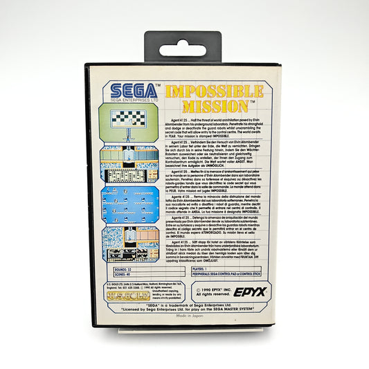 Impossible Mission - Master System
