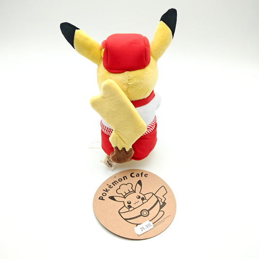 Peluche Pikachu Serveur - Exclusivité Pokémon Café