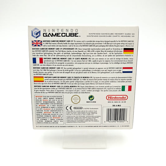Carte Mémoire 59 Blocks - Gamecube