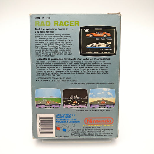 Rad Racer - Nintendo Entertainment System
